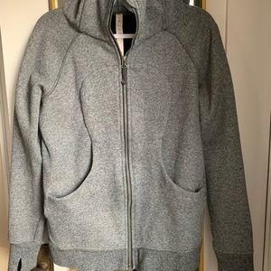 Lulu Lemon Scuba Hoodie Large Gray